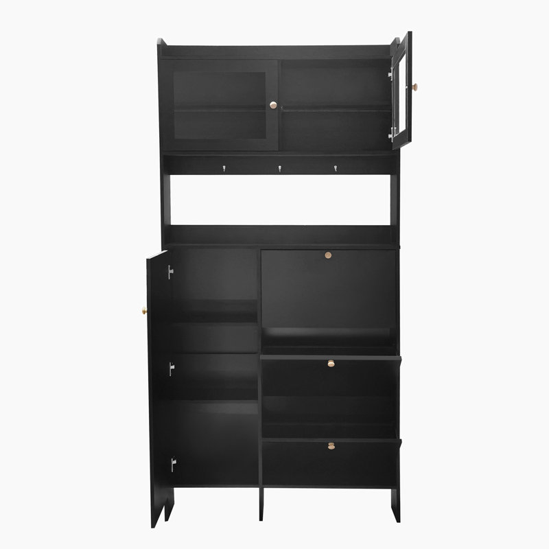 Phillys Shoe Storage Cabinet, Black