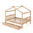 Pittston 2-Drawer Standard Bed Wooden House Bed-737687835-737687828