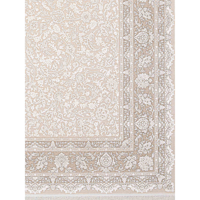 Mikole Vintage Look Machine Made Indoor / Outdoor Area Rug, Rectangle 5'3" x 7'7"