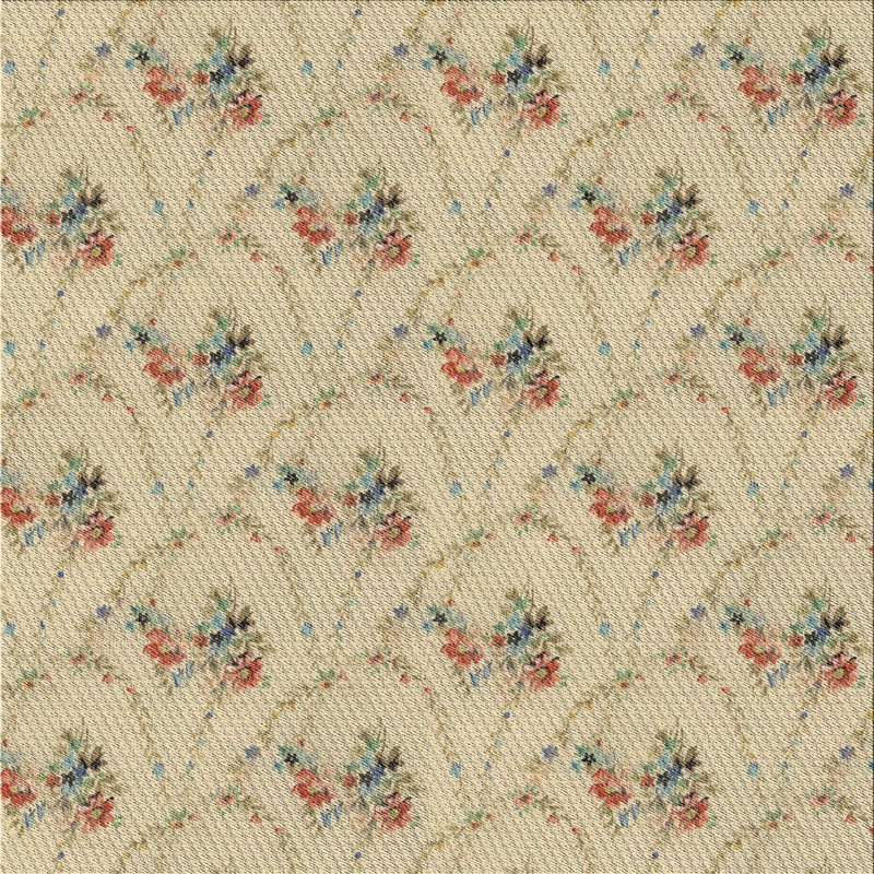 Ivie Floral Indoor Rug, Square 8'