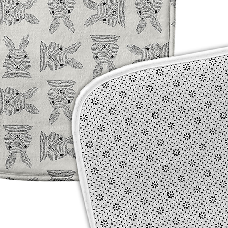 Tapis de bain Braysen, L 17 po x L 24 po, Blanc
