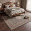 Tapis Navelwort traditionnel à médaillon, style persan, vert, beige, gris, crème, antidérapant, à poils courts, pour l'intérieur et l'extérieur, adapté aux animaux domestiques, salon, chambre, salle à manger, entrée, couloir, bureau, lavable-2143804889
