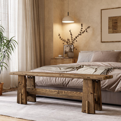 Solid Wood Bench