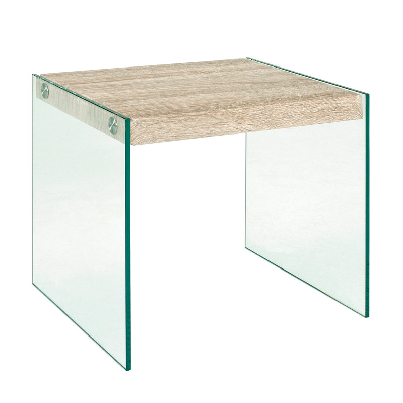 Fain Sled End Table, Light Wood