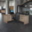 Bureau avec tiroir à double caisson Nevjana L-23752395-23752397