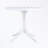 Round Plastic dining Table with sturdy legs