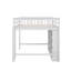 Lit mezzanine double avec tablettes-119971424