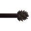 Tringle à rideaux simple ajustable 0,75 po Waco Pinecone-1455582667-1455582666