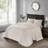 Reversible Bedspread Set Cream Twin-117539343