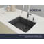 Évier de cuisine en composite Campino L 24 po x l 20 po Campino-61751948