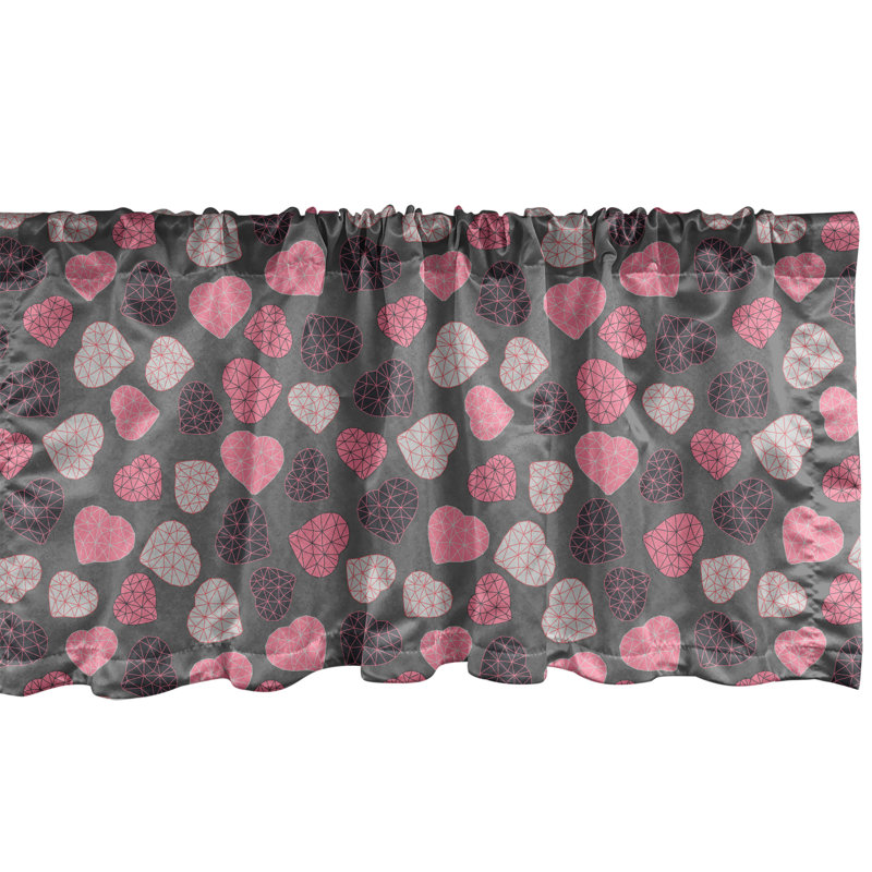 Cantonnière romantique Ambesonne, L 54 po x L 12 po