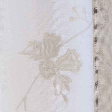 Matilda Sheer Curtain, 42"W x 84"L, Cream