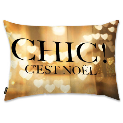 Coussin chic noel
