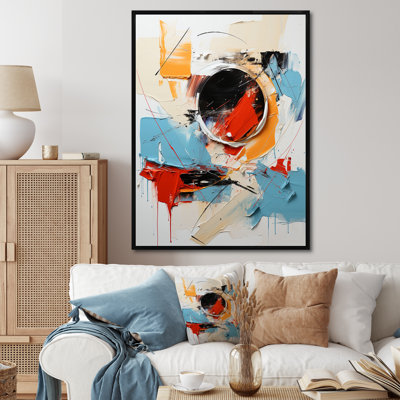 «Blue Passager», reproduction d'art abstrait