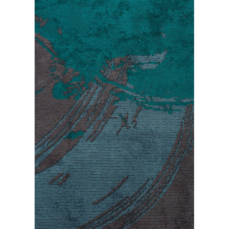 Modern Abstract Art Paint Splash, Rectangle 9' x 12'