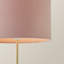 Dadiva Brushed Chrome Stem Table Lamp with Velvet Reni Shade-1570921150-1570921149-1570921151