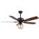 52" Alzata 5-Blade Standard Ceiling Fan with Remote Control and Light Kit