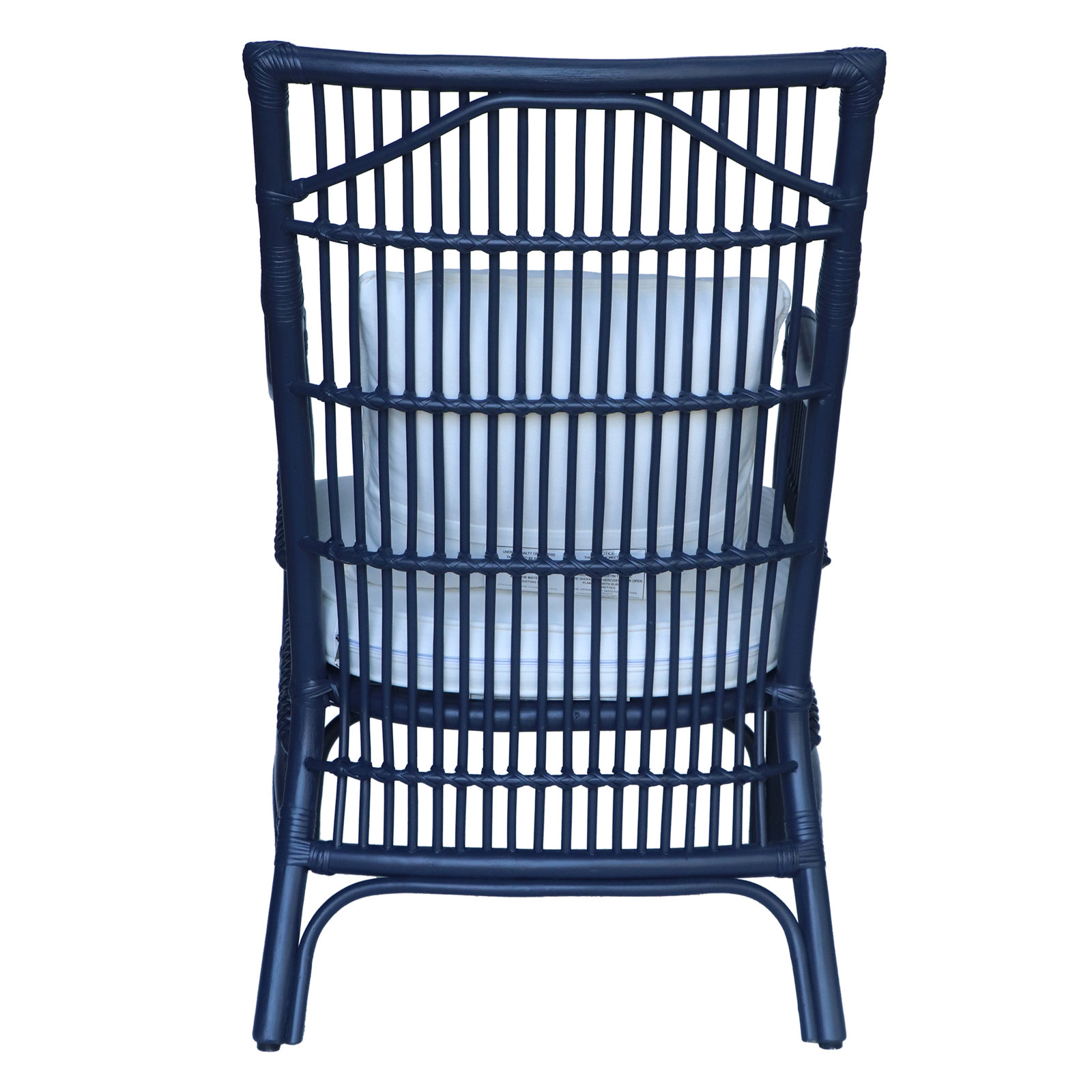 Jamestown Rattan Armchair, Navy