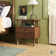 Vivienne Easy Assembly Solid Wood Spindle 2-Drawer Nightstand