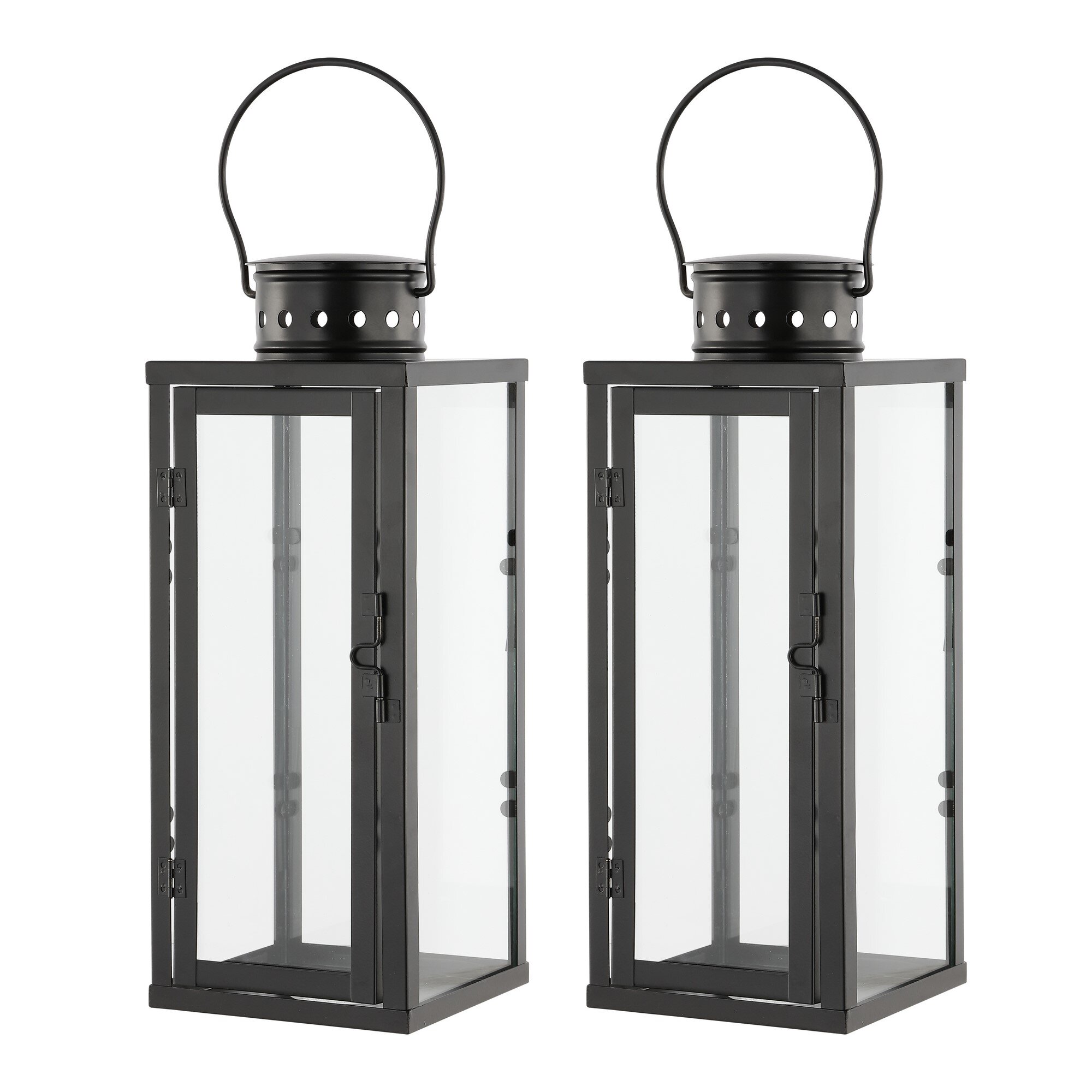 Sterno Home 22.6'' Battery Powered Integrated LED Outdoor Lantern