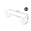 Bureau minimaliste style européen à longues bandes-1039282572