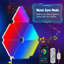 Ensemble de 20 panneaux lumineux triangulaires; Lampes murales intelligentes compatibles avec une application et une télécommande