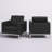 Loft Tufted Vegan Leather Armchairs --1299291071