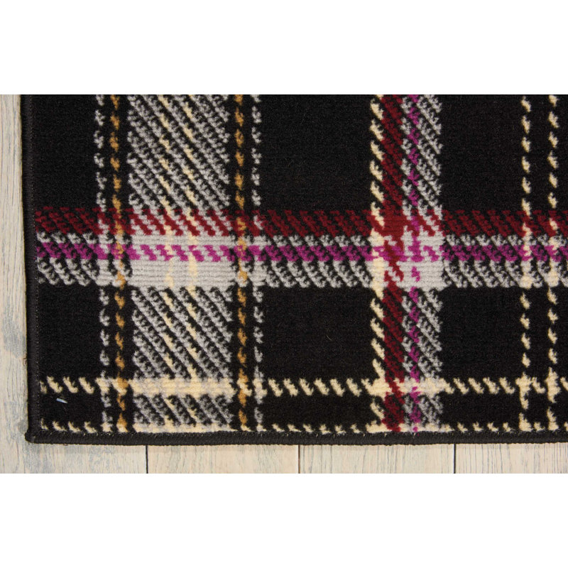 Tapis noir Bo Bo, Rectangle 5 pi 3 po x 7 pi 3 po