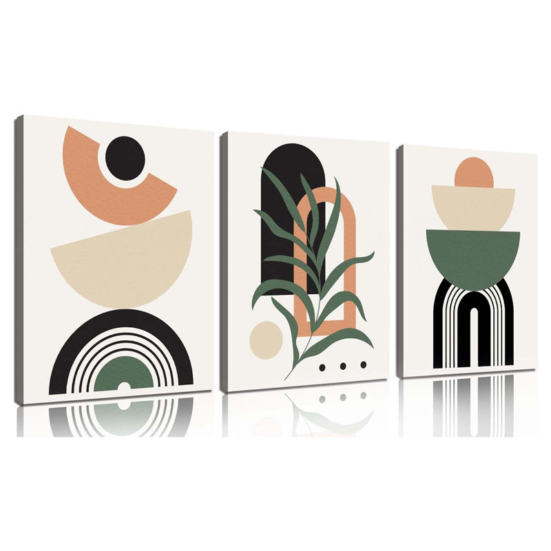 3 Piece Wrapped Canvas Wall Art