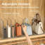 Organisateur de sac à main pour garde-robe, étagère de rangement pour sac à main transparent réglable, séparateurs d'embrayage en plastique pour organisateurs de garde-robe et rangement, Keep Carteras, livre de poche