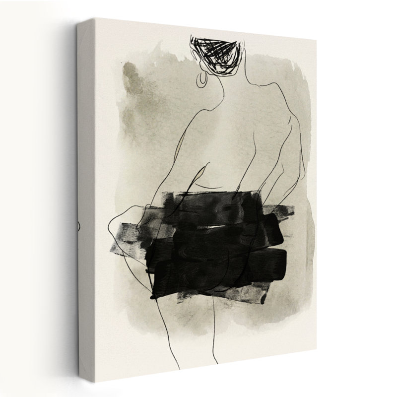 Nude Figurative - Figurative Nudes Art, 24" H x 16" W