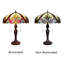 Lampe de table en bronze foncé 23,2 po