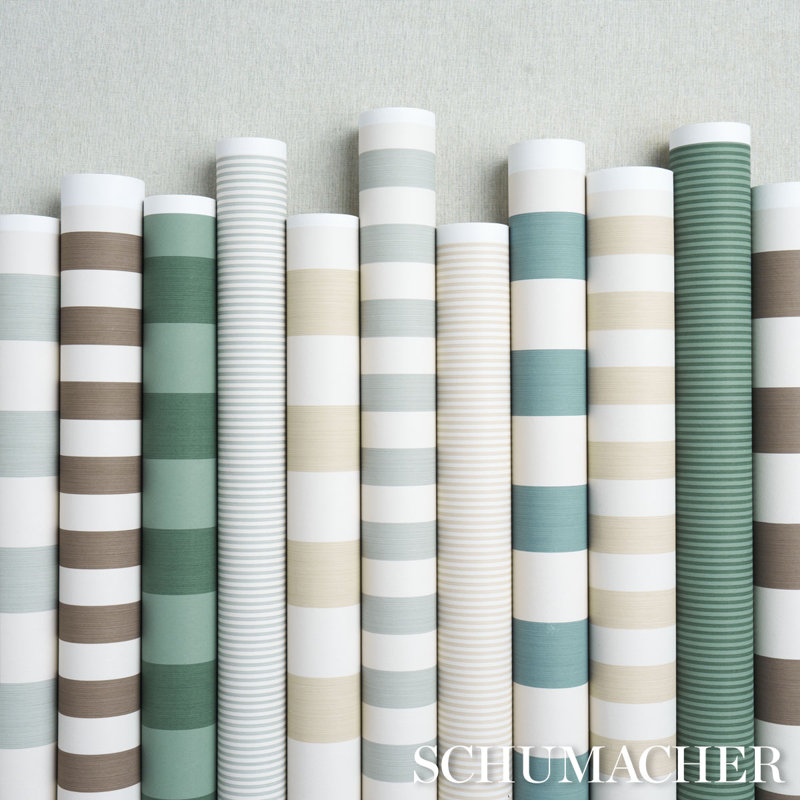 Edwin Stripe Narrow Wallpaper, Beige