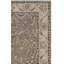 Tapis gris / beige en laine touffeté à la main Tressler-15107554