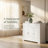 Amariani 45.25'' Wide 2 Drawer Sideboard,Dining cabinet,Office credenza-836827070