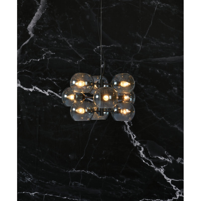 Demetrius 9 - Light Sputnik Chandelier, Smoke