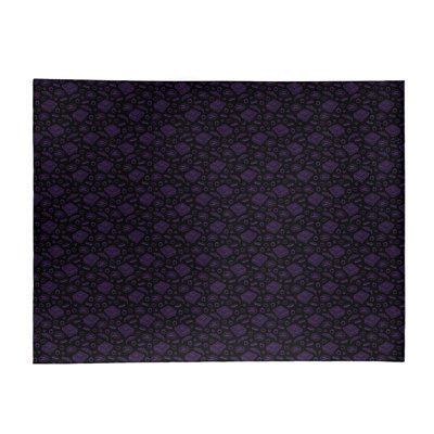 Tapis à pizza noir/moyen orchidée classique