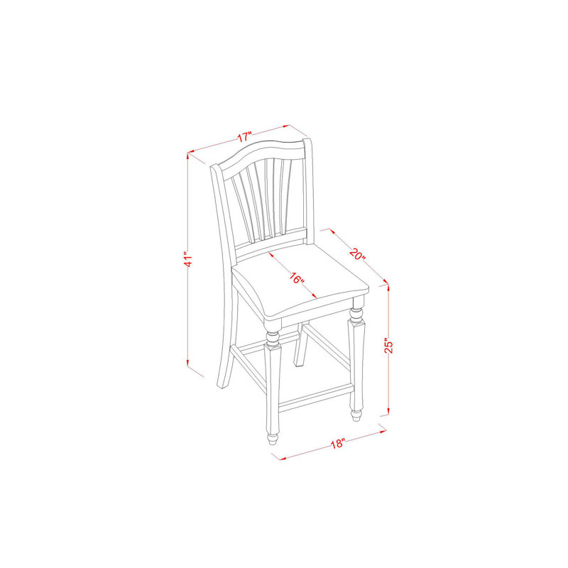 Ensemble de table de salle à manger à hauteur de comptoir 5 pièces comprenant une table de salle à manger rectangulaire et 4 chaises en tissu de lin, noir et cerise