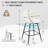 25" Swivel Upholstered Counter Height Bar Stools-2083223552