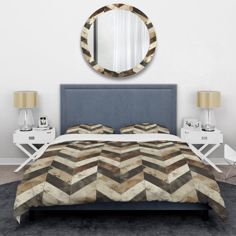 Ensemble de housse de couette Modern, Housse de couette pour grand lit et 2 taies décor