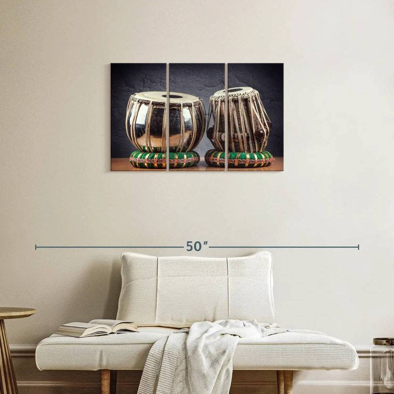Abarca Tabla Drums, 20" H x 33" W