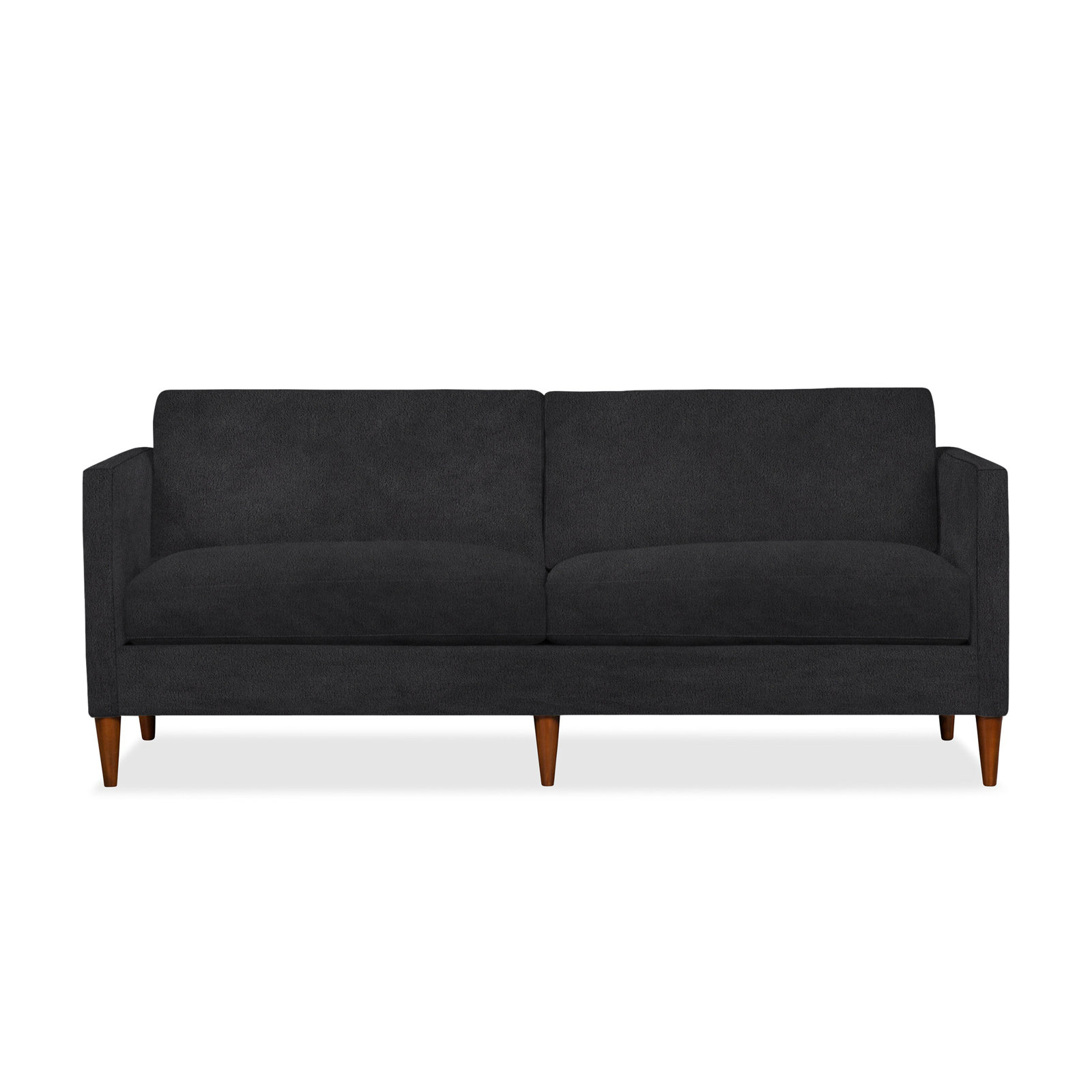 Clifford 87'' Sofa, Bella Gunmetal Performance Velvet