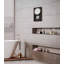 Horloge murale à pendule QXH046BLH, brun