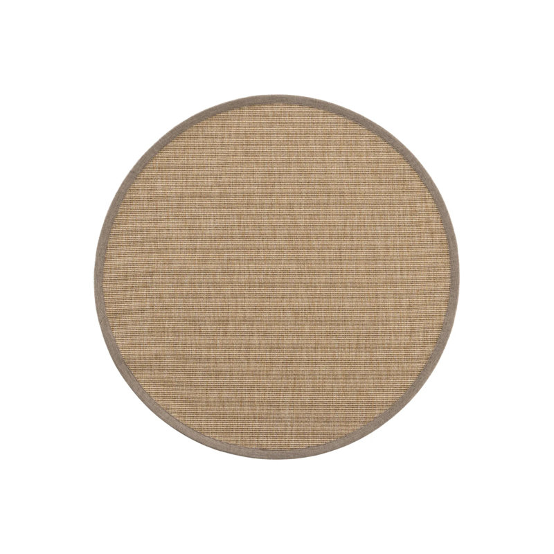 Tapis en sisal Tapara, Rond 3 pi