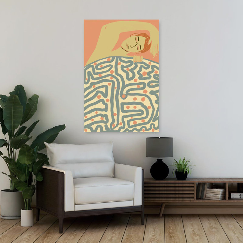Contemporary Art Dreamy Abstract Contemporary Wall Art 1 Piece Wrapped Canvas Wall Art, 91.44 cm H x 60.96 cm W