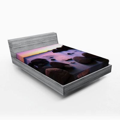 Lake Microfiber Fitted Sheet
