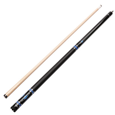 Viper Sinister Black Faux Leather Wrap Billiard/Pool Cue Stick 18 Ounce