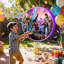 Ensemble de 4 décorations pour fêtes d'anniversaire Fortnite