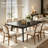 2-Way Extendable Dining Table for 4-10, 3-Stage Transformative Forms-134894853