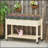 Elevated Wooden Planter Box w/ Lockable Wheels